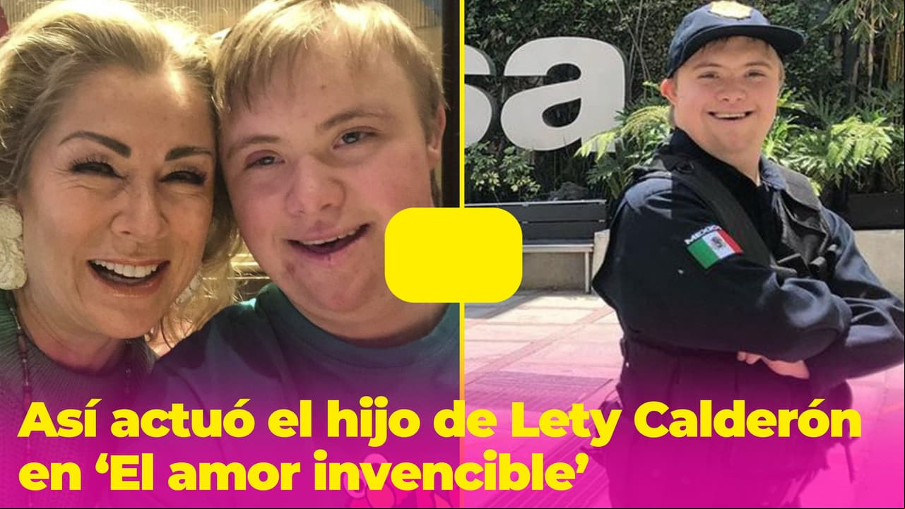 Hijo de Lety Calderón cumplió su sueño de actuar: mostró cómo grabó sus escenas en la telenovela